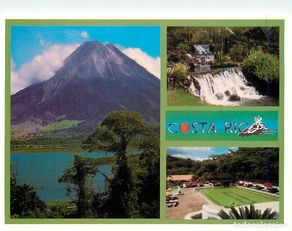 Cartoline: Format - 148 x 108 mms - Costa Rica - Volcan Arenal, Balneario Tabacôn - CPM - Carte Neuve - Voir S